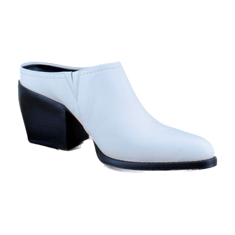 Naturalizer Fairmont-Mule Warm White Leather (Wide)